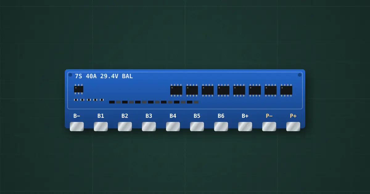 7S Li-ion BMS on the simulator's bench