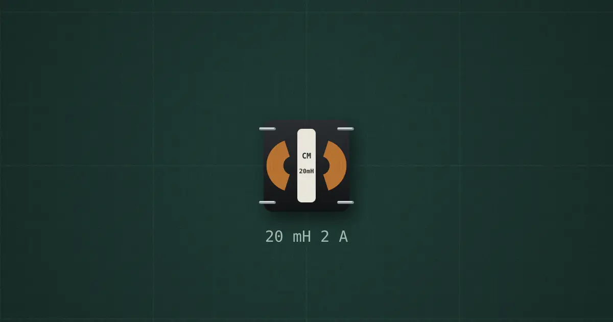 Common-mode choke on the simulator's bench