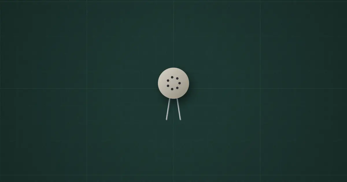 High-impedance earphone on the simulator's bench