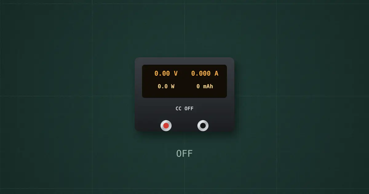 Electronic load on the simulator's bench