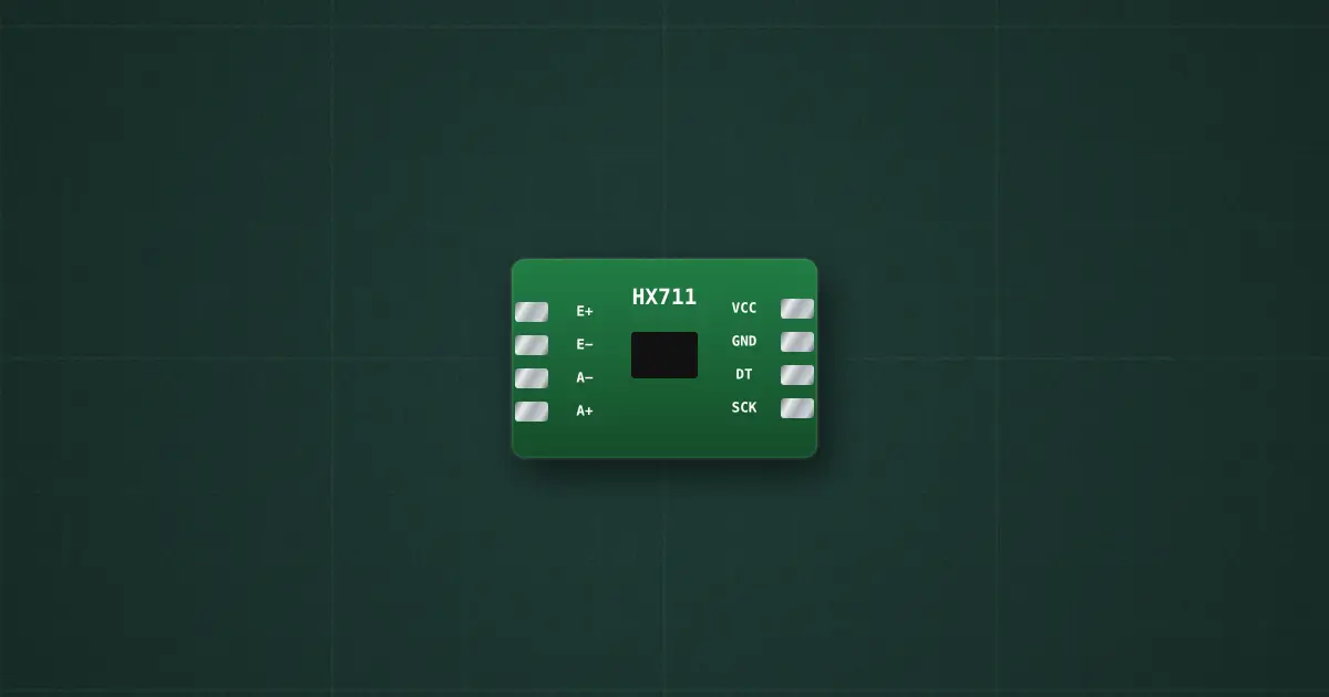 HX711 load-cell ADC on the simulator's bench