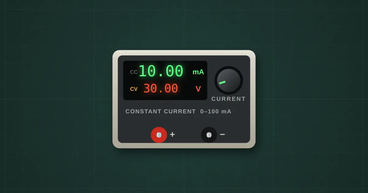 Current source on the simulator's bench