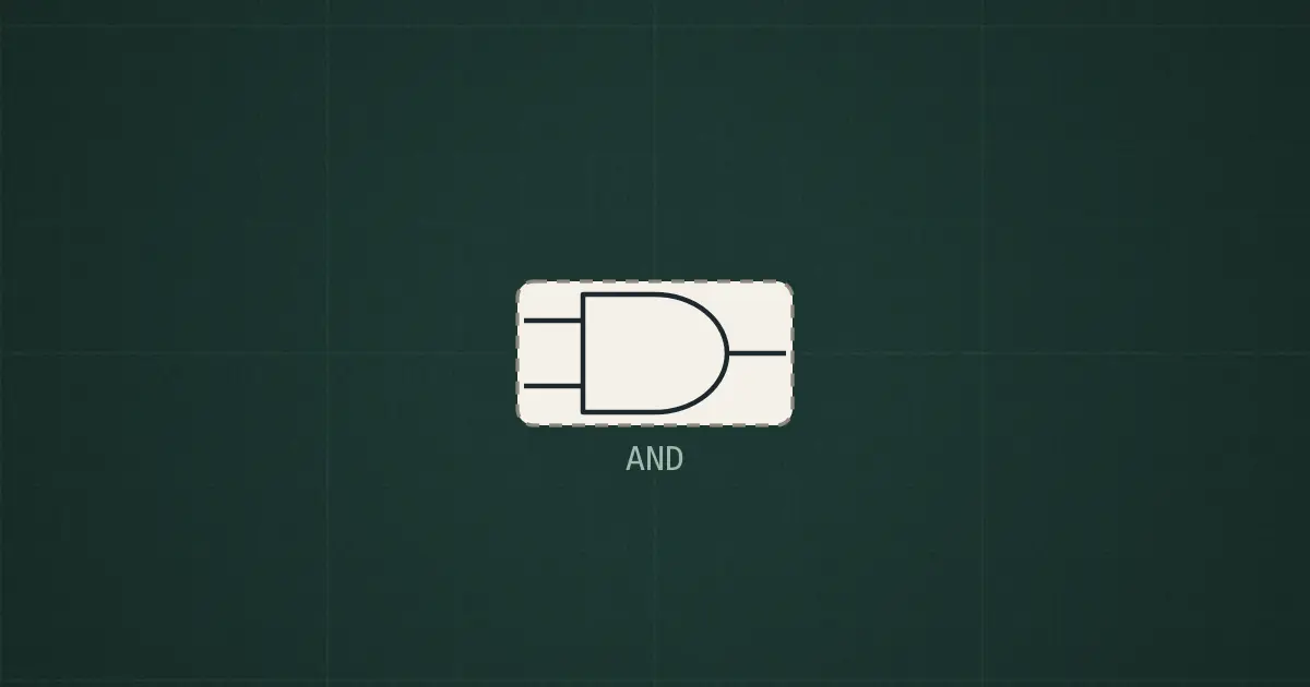 Logic gate on the simulator's bench