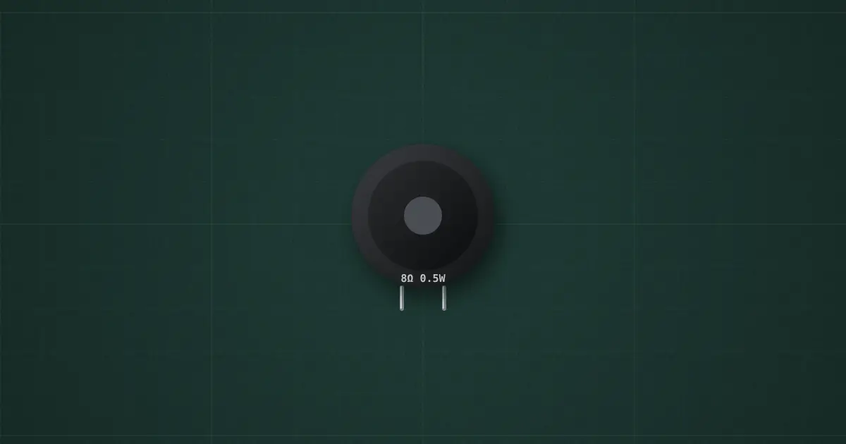 Speaker on the simulator's bench