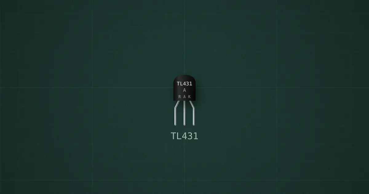 TL431 reference on the simulator's bench