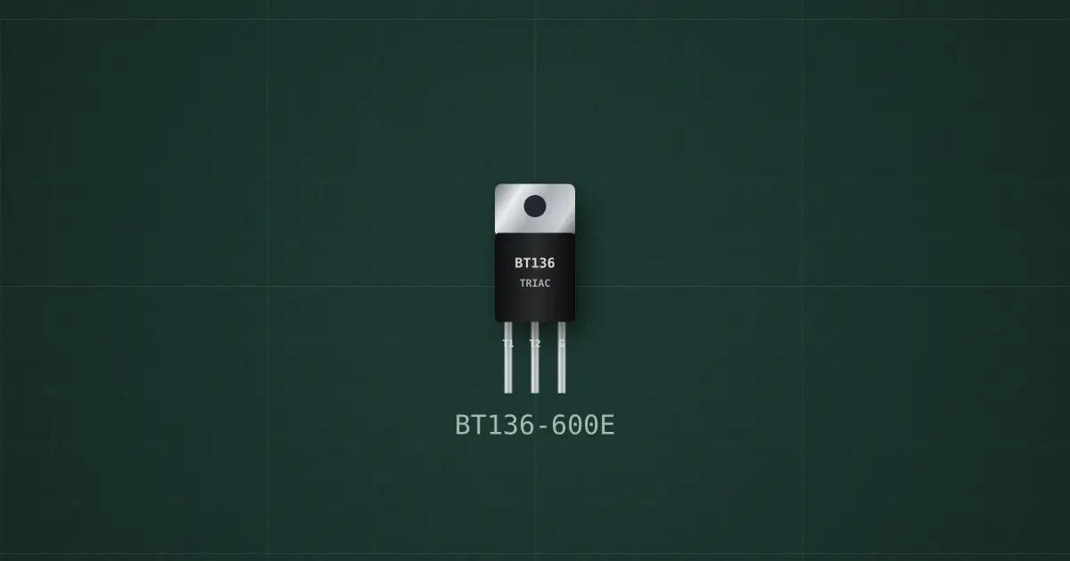 TRIAC (BT136-600E, BT136, BTA16) on the simulator's bench