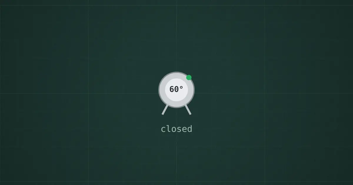 Bimetal thermostat (KSD301) on the simulator's bench