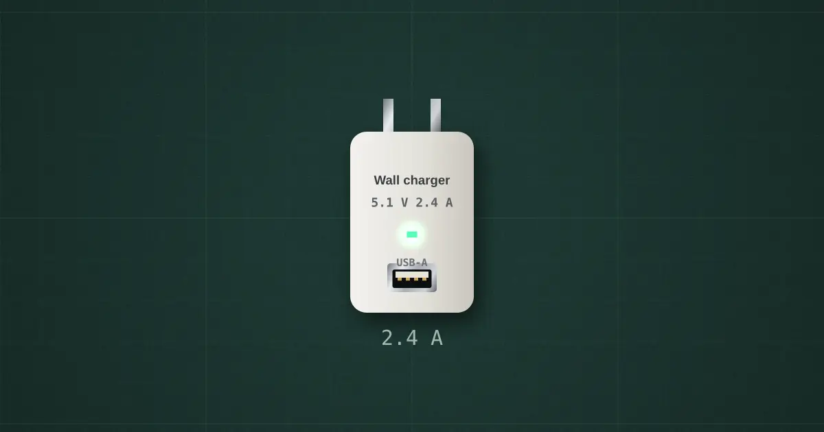 USB charger / port on the simulator's bench