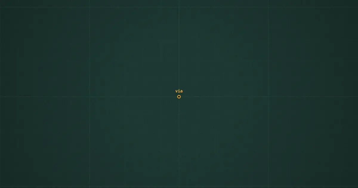 Via on the simulator's bench